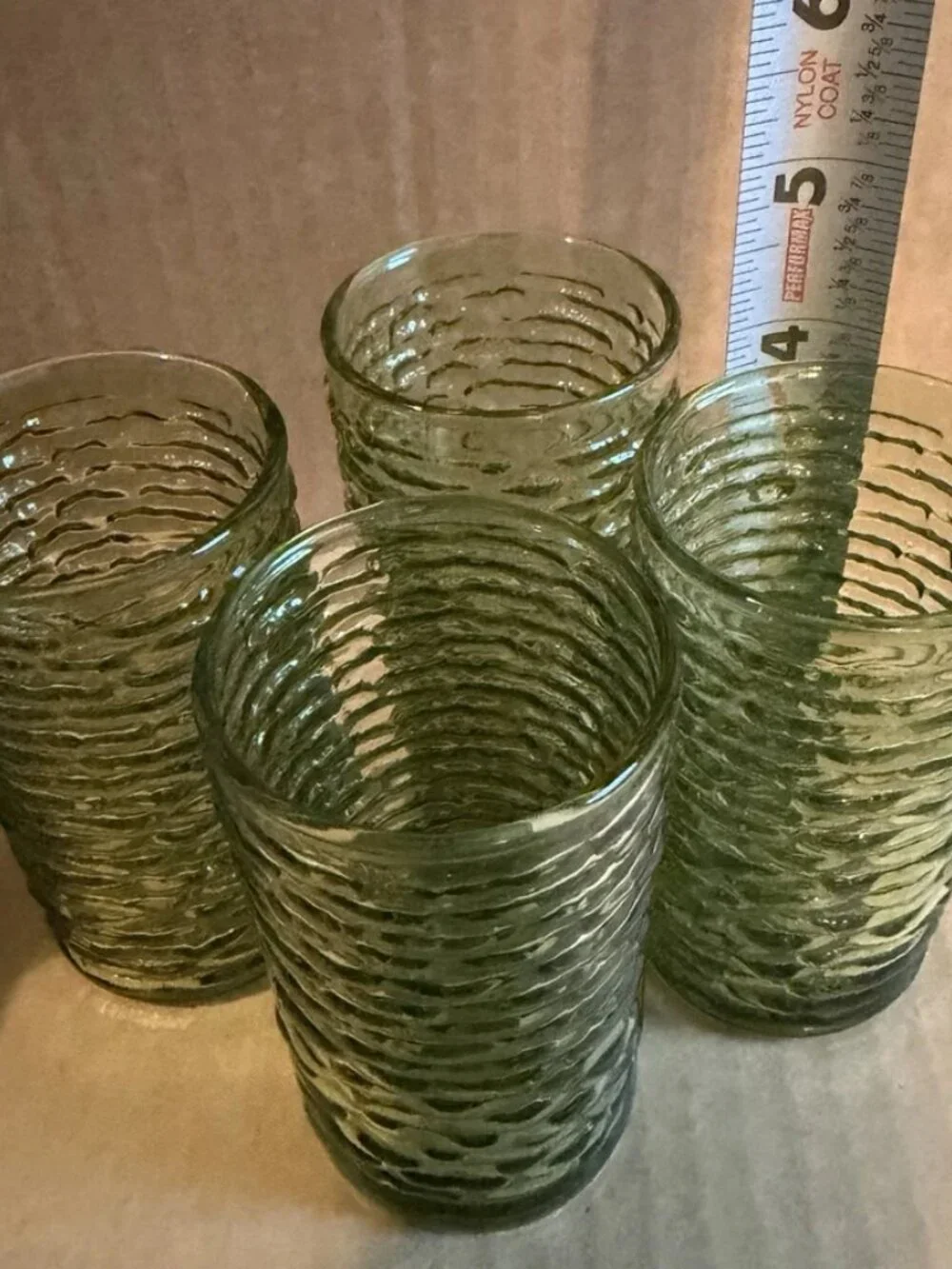 VTG Anchor Hocking Soreno 20pc Luncheon Set - Avocado Green